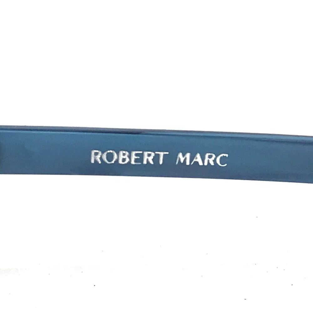Robert Marc Eyeglasses Frames 833-263 Slate Blue Rectangle Full Rim 48-16-135